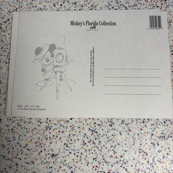 Lot Of 4 Vintage 90’s Disney Mickey Mouse Goofy Mine Postcards Florida - Picture 9 of 10